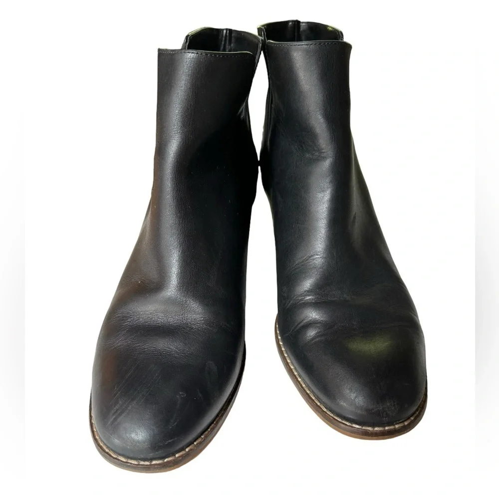 Cole Haan signature Womens black leather Abbot pull on Ankle Boots size 8